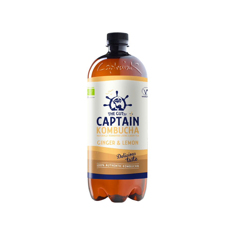 Kombucha Ghimbir & Lămâie ECO, 1000ml - imagine 2