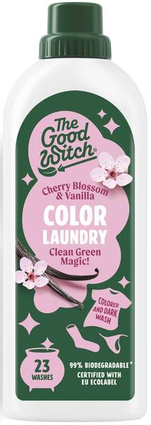 Detergent pentru Rufe Colorate și Negre cu Flori de Cireș și Vanilie – The Good Witch, 1L - imagine 2