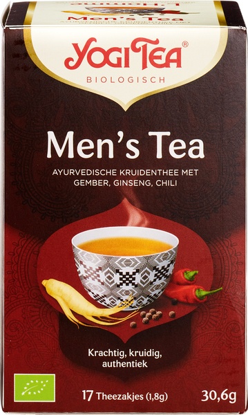Ceai pentru Bărbați ECO – Yogi Tea Men's Tea, 17 Plicuri - imagine 2