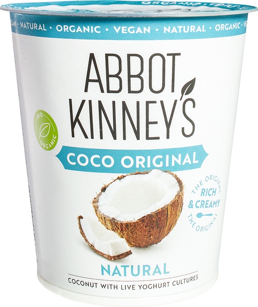 Alternativă Vegetală la Iaurt Natural, Cocos BIO – Abbot Kinney's, 350g - imagine 2