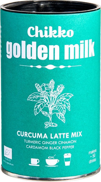 Golden Milk – Curcuma Latte Mix ECO, Chikko – 110g - imagine 2