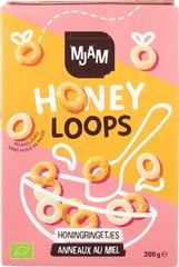 Cereale Honey Loops cu Miere ECO – MJAM, 200g - imagine 2