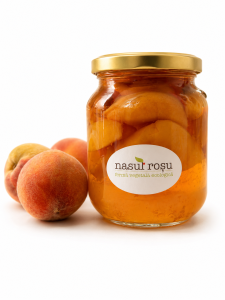 Compot de Piersici – Nasul Roșu, 580ml