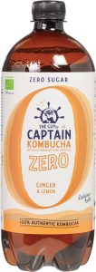Kombucha Ghimbir & Lămâie Zero ECO, 1000ml